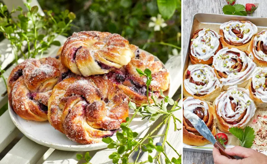 Baka saftiga fyllda bullar - Fyllning som inte läcker ut!